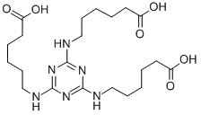 2,4,6-Tri-(6-aminocaproic acid)-1,3,5-triazine Structure 2,4,6-Tri-(6-aminocaproic acid)-1,3,5-triazine Structure