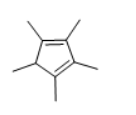 1,2,3,4,5-Pentamethylcyclopentadiene Structure 1,2,3,4,5-Pentamethylcyclopentadiene Structure
