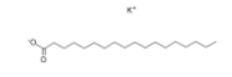 Potassium stearate Structure