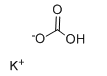 Potassium Hydrogen carbonate Structure Potassium Hydrogen carbonate Structure