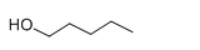 N-Pentanol Structure