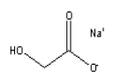 Sodium Glycolate Structure Sodium Glycolate Structure