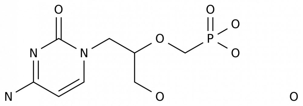 Фосфоновая кислота, П-[[(1S)-2-(4-амино-2-оксо-1(2H)-пиримидинил)-1-(гидроксиметил)этокси]метил]-, гидрат (1:2) в России