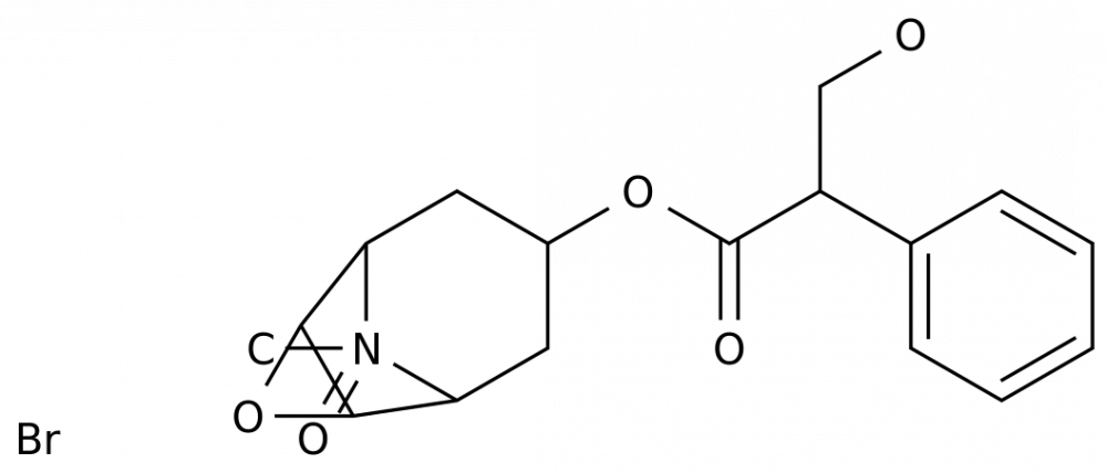 Бензолуксусная кислота, α-(гидроксиметил)-, (1α, 2β, 4β, 5α, 7β) -9-метил-9-оксидо-3-окса-9-азатрицикло[3.3.1.02,4]не-7-иловый эфир, гидробромид (1:1), (aS)- в России