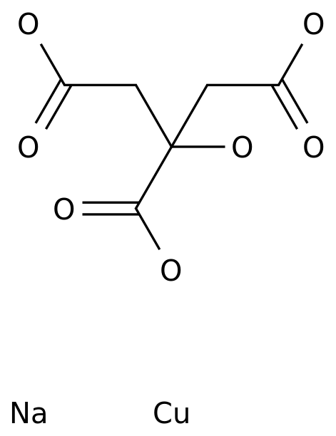 1,2,3-Пропантрикарбоновая кислота, 2-гидрокси-, натриевая соль меди (2+) (1:?:?) в России