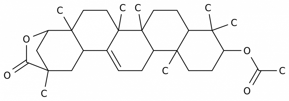 Олеан-12-ен-29-оик кислота, 3-(ацетилокси)-22-гидрокси-, γ-лактон, (3β, 20α, 22α)- в России