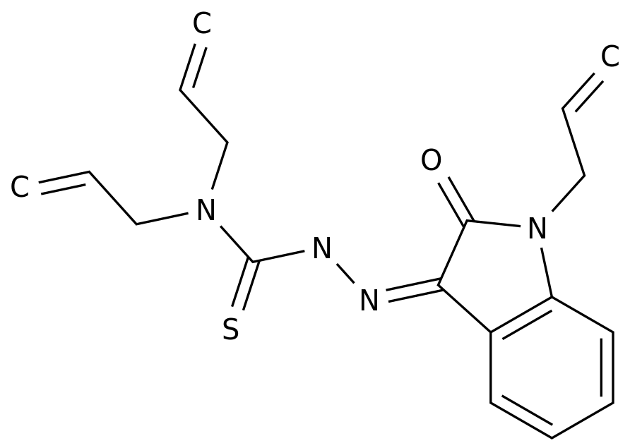 2-[1,2-Dihydro-2-oxo-1-(2-propen-1-yl)-3H-indol-3-ylidene]-N,N-di-2-propen-1-ylhydrazinecarbothioamide в России