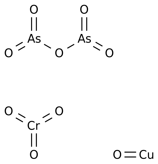 Мышьяковая кислота (H3AsO4), соль меди (2+) (2:3), хромированная в России
