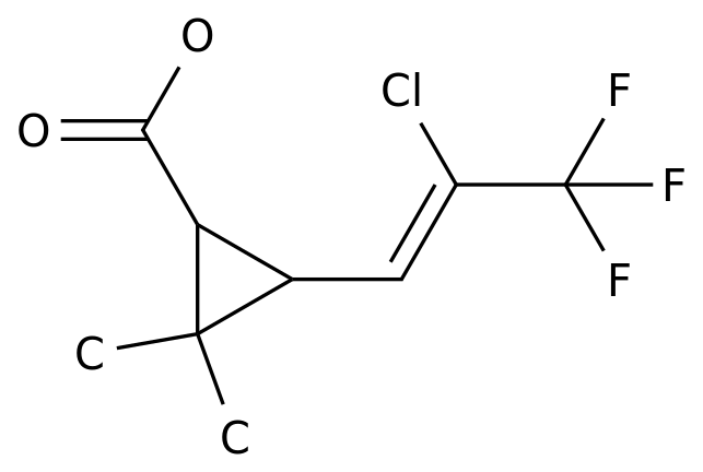 Rel-(1R,3R)-3-(2-Хлор-3,3,3-трифтор-1-пропен-1-ил)-2,2-диметилциклопропанкарбоновая кислота в России