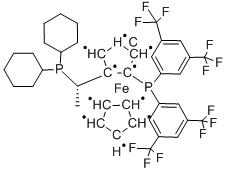 (S)-1-{(R)-2-[БИС[3,5-БИС(ТРИФТОРМЕТИЛ)ФЕНИЛ]ФОСФИНО]-ФЕРРОЦЕНИЛ} ЭТИЛДИЦИН в России