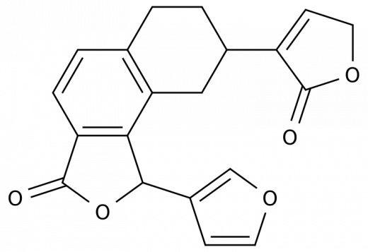 (1R,8S)-1α-(3-Furanyl)-6,7,8,9-tetrahydro-8α-[(2,5-dihydro-2-oxofuran)-3-yl]naphtho[1,2-c]furan-3(1H)-one в России