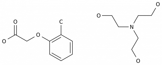 Уксусная кислота, 2-(2-метилфенокси)-, комп. с 2,2',2"-нитрилотрисом [этанолом] (1:1) в России