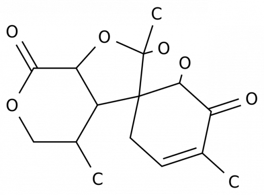 Rel-(-)-(1S,2'R,3'aR,4'S,6S,7'aS)-3'a,4',5',7'a-Tetrahydro-2',6-dihydroxy-2',4,4'-trimethylspiro[3-cyclohexene-1,3'(2'H)-[7H]furo[2,3-c]pyran]-5,7'-dione в России
