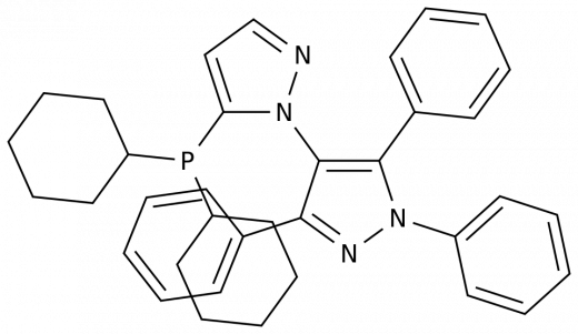 5-[БИС(ЦИКЛОГЕКСИЛ)ФОСФИНО]-1',3',5'- ТРИФЕНИЛ-1,4'-БИ-1Н-ПИРАЗОЛ в России