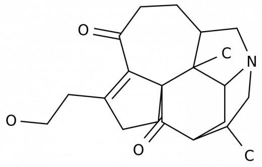 (6aS,8S,10S,11R,12aR,12bS,12cS)-1,2,5,6,6a,7,9,10,11,12,12a,12b-Dodecahydro-3-(2-hydroxyethyl)-10,12b-dimethyl-4H-11,12c-methanoazuleno[4,5-a]indolizine-4,13-dione в России