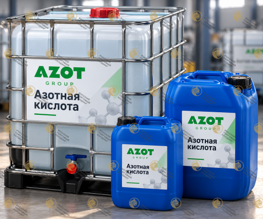 Азотная кислота неконцентрированная, первый сорт (от 56%), ГК «Азот» в России